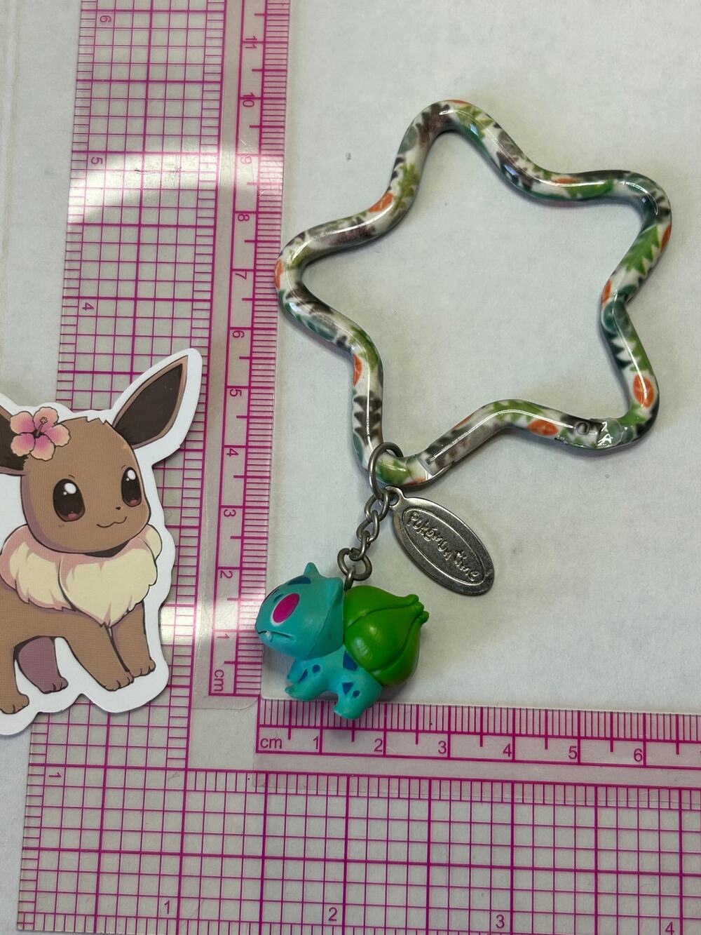 Pokemon Time Bulbasaur Star Keychain